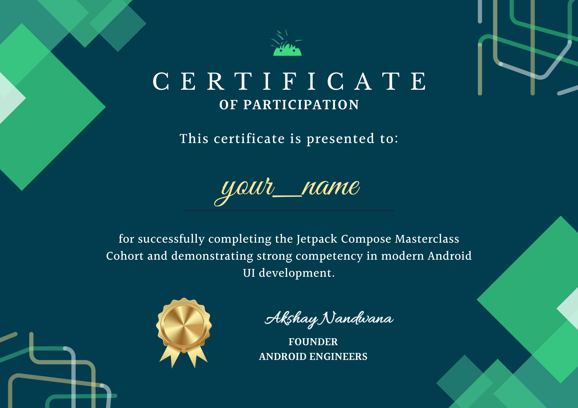 Certificate Preview